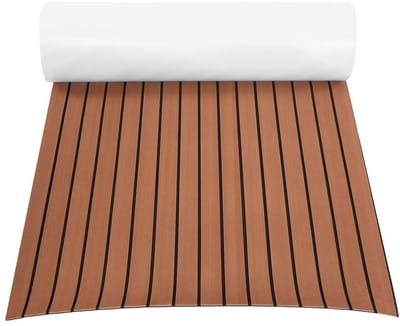 Allecto - Boot Decking Sheet - Antislip Boottapijt - Zelfklevend - Bruin - Marine Flooring - Geschikt voor Jacht en Camper