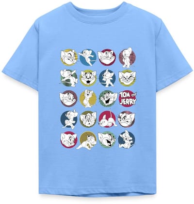 Tom And Jerry Iconische Uitdrukkingen Met Logo T-Shirt Kinderen