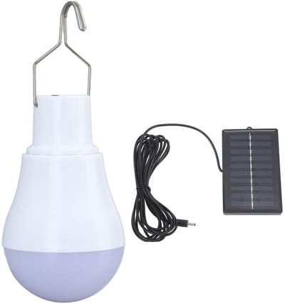 Dailygoods- Zonne-lamp Energiezuinig - Draagbare Zonne-lampen - LED Noodlamp - Zonnepaneel - Campinglicht - 500 mAh Batterij - Tuinverlichting