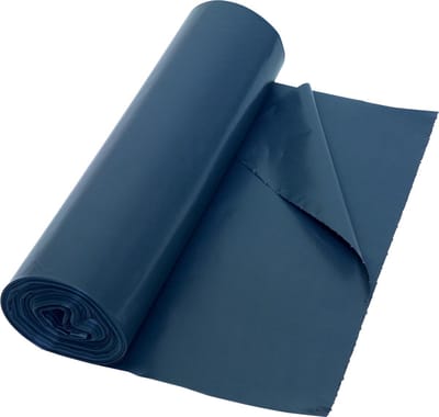Vuilniszak 33 micron, ft 90 x 120 cm, 150 liter, grijs, rol van 20 stuks 10 stuks