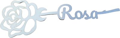 Gepersonaliseerde houten roos - 20 cm