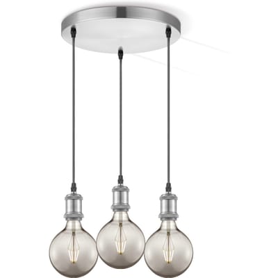 Home sweet home hanglamp Vintage 3L Globe g125 - smoke