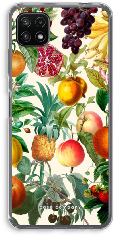 Case Company® - Hoesje geschikt voor Samsung Galaxy A22 5G hoesje - Classic Flora - Soft Cover Telefoonhoesje - Bescherming aan alle Kanten en Schermrand