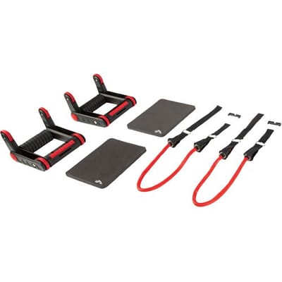 Crivit 3-in-1 Fitness Set - Fitnessroller, Push-up handgrepen, Expander