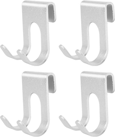 Set van 4 wandhaken voor badkamer, zelfklevende handdoekhaken, zonder boren, ideaal voor douche, toilet en keuken