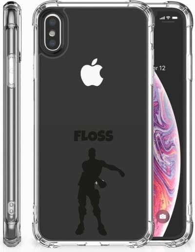 Apple iPhone Xs Max Stevig Bumper Hoesje Floss