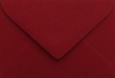 Enveloppen B6 - Wenskaart enveloppen - Uitnodigingen versturen - Vreugdeklevende sluiting - 125 x 176 cm - Bordeaux