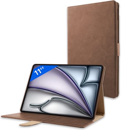 Luxe Hoesje geschikt voor iPad Air 11 inch 2024 A2902, A2903 Hoes Kunstleer Case Smart Cover