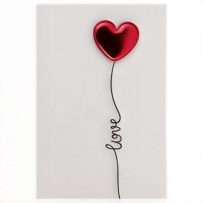Romantische Liefdeskaart voor Valentijn & Jubileum – Liefde Postkaart / Wenskaart voor Haar – Geschikt als Huwelijksuitnodiging & Anniversary Card