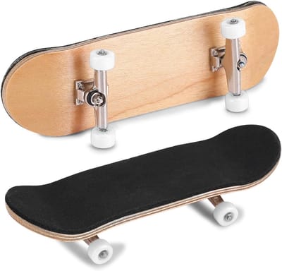 Houten Vingerboard Set met Onderdelen en Opbergdoos