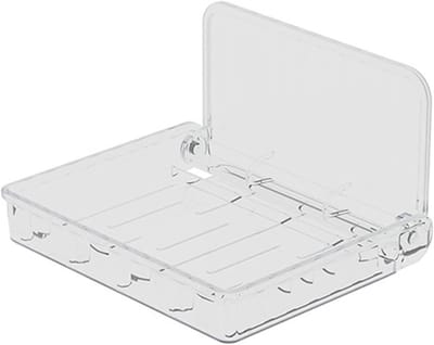 Dailygoods- Opvouwbare Plank - Waterdichte Wandplank - Zelfklevend Wandrek - Organizer voor Badkamer/Keuken - Transparant PET - Veiligheidswaarschuwing bij installatie