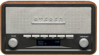 AHD® CD Speler - CD Speler Bluetooth - FM radio - Bruin - 27cm x 11cm x 15cm