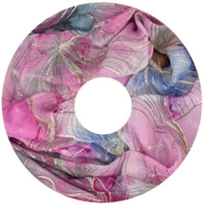 Dunne Colsjaal - Goud Accent - Roze - 80 x 50 cm (20311#)