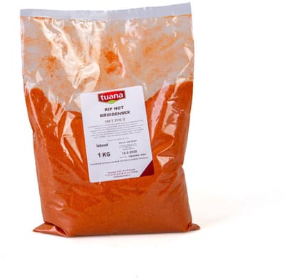 Tuana Kruiden - Kip Hot Kruidenmix - Strooibus 250g - Tuanashop - MP-H-0005