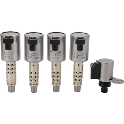 5pcs Voiture Boîte de Vitesses Transmission Solénoïde de Changement de Vitesse Remplacement JF015E