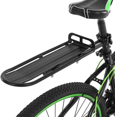 Verstelbare Fietstasdrager van Aluminium, Geschikt voor Mountainbikes, Snelle Montage en Maximaal 9kg Draagvermogen