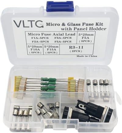 VLTG Elektronica Zekering Set - Micro Axiaal en 5x20mm - 37 stuks