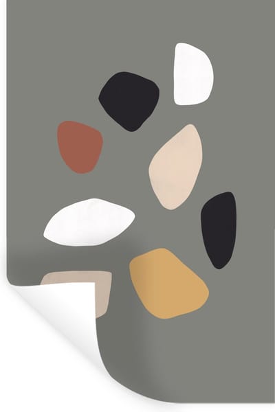 Muurstickers - Sticker Folie - Minimalisme - Pastel - Design - 20x30 cm - Plakfolie - Muurstickers Kinderkamer - Zelfklevend Behang - Zelfklevend behangpapier - Stickerfolie