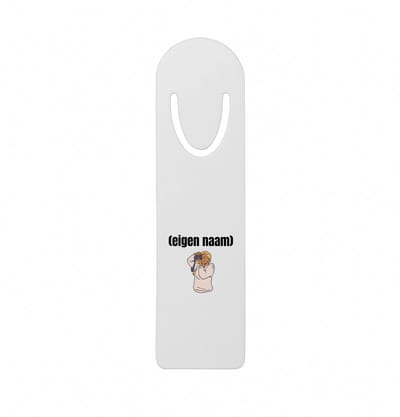 Hacebo® - fotograaf vrouw met eigen naam metalen boekenlegger - Fotograaf - fotografen - leuk cadeau voor iemand die houd van foto's maken - cadeau - kado Bladwijzer boekenleggers - 12.7 cm x 3.2cm