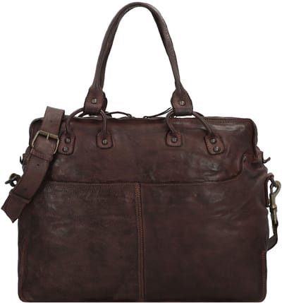 Harold's Submarine Briefcase Leer 40 cm Laptopcompartiment - 44cm (17,3 duim) - braun