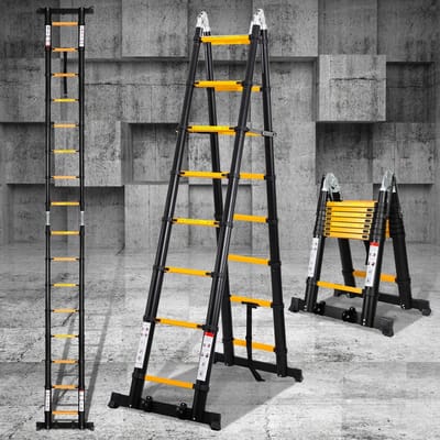 Telescopische Ladder - Huishoudtrap - Vouwladder - ( Amount of M) - Trap