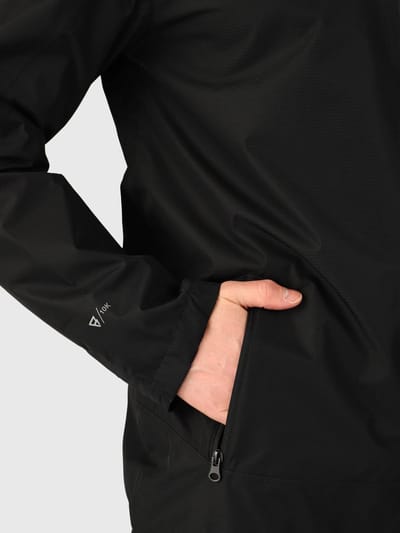 Brunotti - Weylin - Jas Black - Heren - Softshell Regenjas - 10K Water-afstotend - 8K Ademend - S