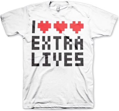Hybris I Love Extra Lives T-shirt White