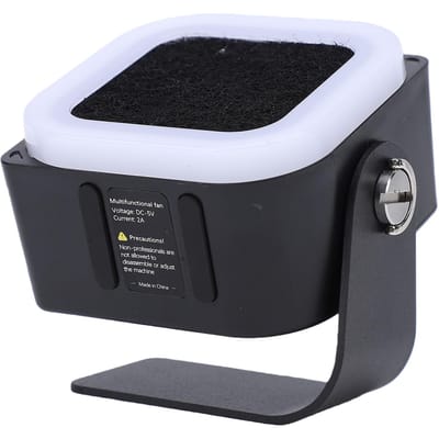3-in-1 Desktop Rookafzuiger 3 Snelheidsregeling Type C Oplaadbare Rookafzuigventilator voor Solderen en Reparatie Geactiveerd