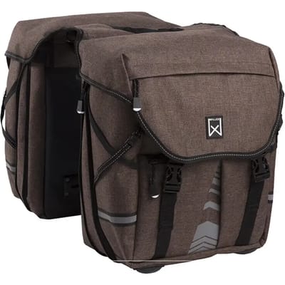 Willex Bagagetas 1200 XL - Dubbele Fietstas - 50 liter - Bruin