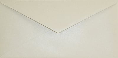 Metallic (parelmoer) Beige enveloppen DL - 110 x 220 mm - 25 stuks - NK natgelijmde - 120 gram - Aster Metallic - Netuno