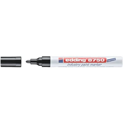 edding 8750 industry paint marker, zwart, 1 stuk