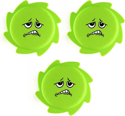 ZVD 3-pack waterspuitende strandfrisbees – Zacht siliconenmateriaal – Ideaal voor waterspelletjes – Herbruikbare siliconen sproeischijven – Handwerp-waterspeelgoed – Perfect voor zomerse strand- en zwembadactiviteiten – Groen