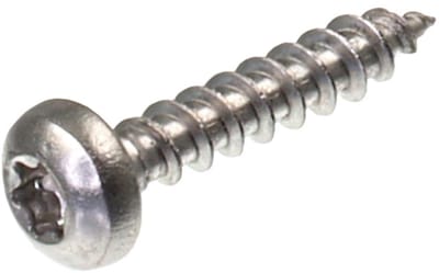 Roestvrijstalen Spaanplaatschroeven Halfronde Kop 4x20mm RVS A2 TX Aandrijving 250 Stuks