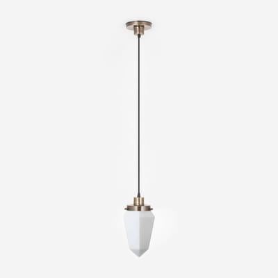 Hanglamp aan snoer Briljant Mat 20's Brons - Art Deco Trade