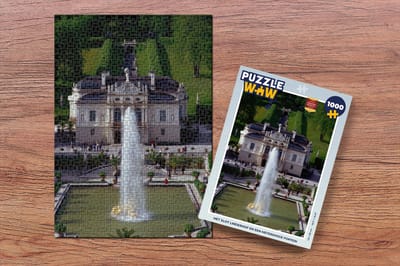 Puzzel Slot Linderhof - Fontein - Duitsland - Legpuzzel - Puzzel 1000 stukjes volwassenen