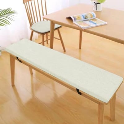 Dik Wasbaar Zitkussen voor Stoel en Bank - Lichtbeige 200 x 30 x 3 cm