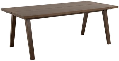 Giga Living Eettafel Annie - Rechthoek Walnoot - 200x95x74,6cm