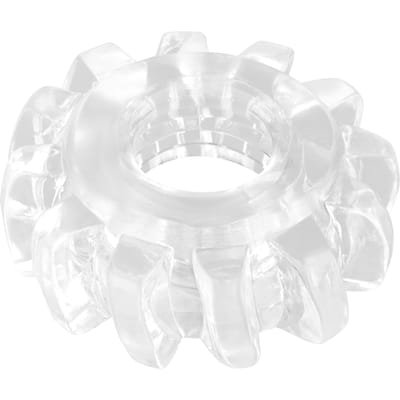 PowerPlus Flexibele Cockring Getand - transparant
