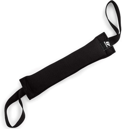 Honden BijtWorst - Trainings Dummy - Hondentraining Touwtrekken - 2 Handvatten Nylon - 30 cm - Zwart