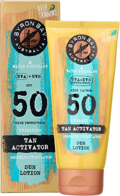 Byron Bay Tan Activator SPF 50 travelsize - 100ml