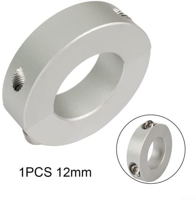 Dailygoods- Klem Dubbele Split 12mm - Binnendiameter 12mm/20mm/25mm/30mm/35mm/38mm - Aluminiumlegering - Anticorrosie Behandeling - 1 Stuk - Klemring
