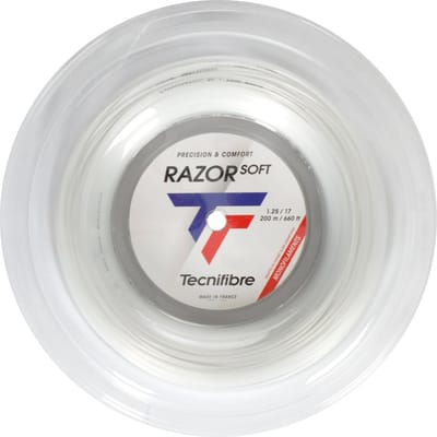 Tecnifibre Razor Soft Rol 200M Tennissnaar 1.25 Wit