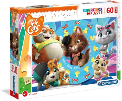 Clementoni Legpuzzel 44 Cats Chill 60 Stukjes