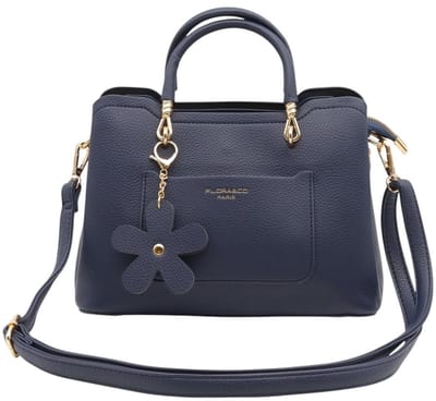 Flora & Co - Damestas - Blauw - Schoudertas - Schooltas - Handtas - - Kleine tas - Tasje - Shopper - weekendtas - Strandtas - Blauw
