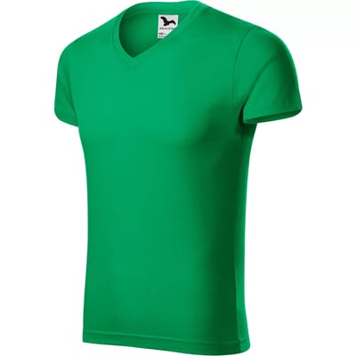 T-shirt met V-hals Malfini Slim 146