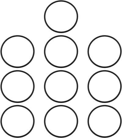Dailygoods - 10x Zwarte Nitril Rubber O-Ring 120x5mm voor Afdichting en Reparatie