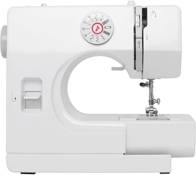 Naaimachine - Huishoudelijk apparaat - Kleding repareren - Multifunctioneel - 28.5x13.6x14.8cm - Wit