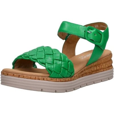 Gabor Sandalen Plat Sandalen Plat - groen - Maat 6