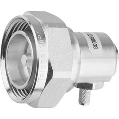 Telegärtner 100024402 100024402 7-16-DIN-connector Stekker, haaks 50 Ω 1 stuk(s)