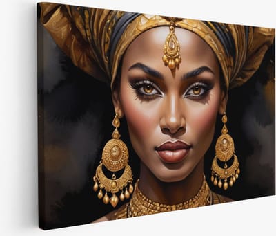 Saammp Muurcirkel Hout -2 Herten - Portret - Natuur - Dieren - Ø 90 - Wandcirkel - Wanddecoratie Cirkel - Muurdecoratie Woonkamer - Slaapkamer decoratie - Rond Schilderij